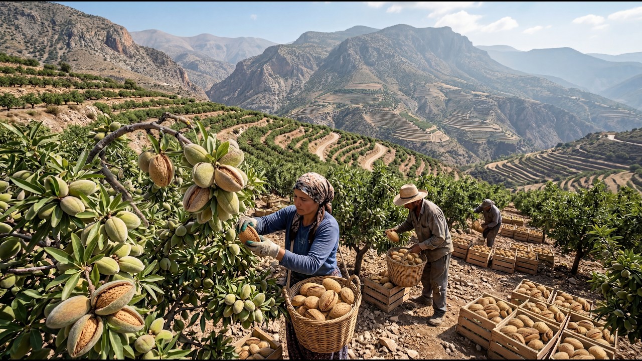 They Built The World's Largest Almond In The Hajar Mountains &ndash; The Results Are Truly Astonishing