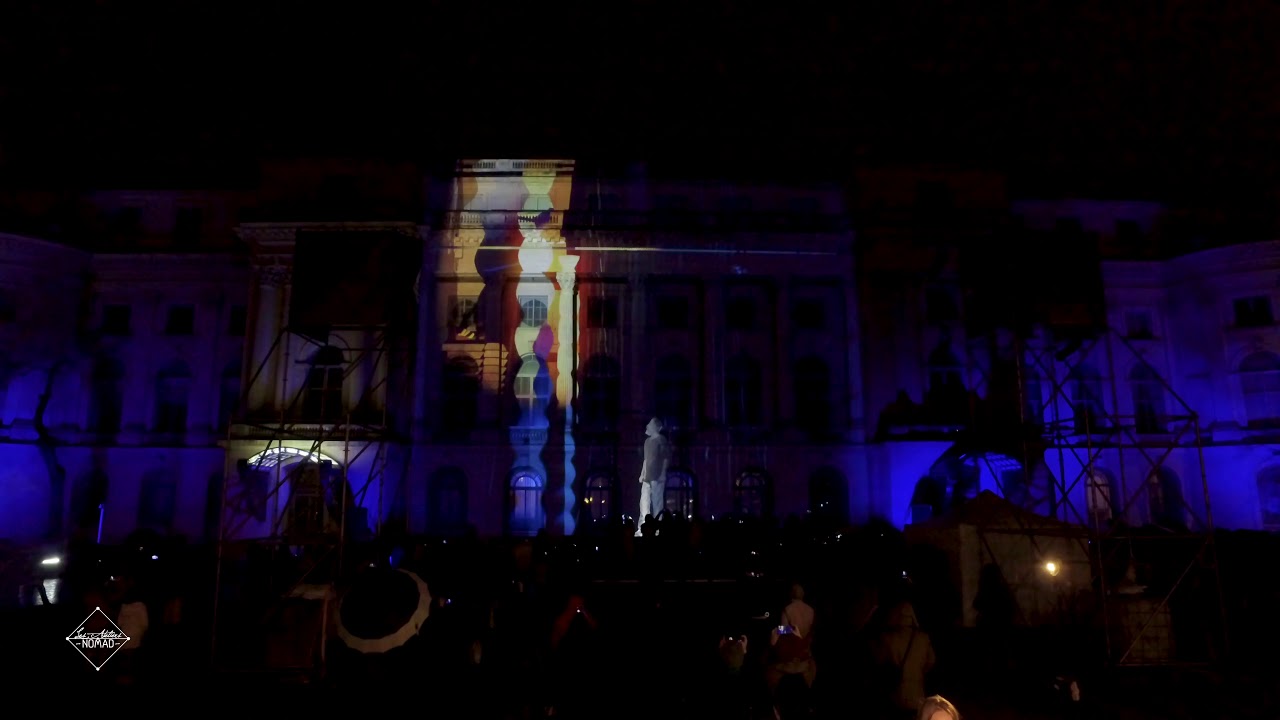 Holograma Constantin Brancuși Videomapping MNAR - Ziua Constantin Brancuși 2020