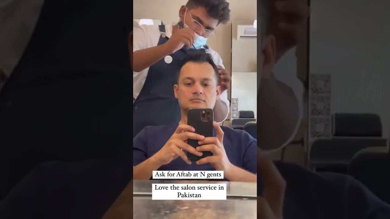 N gents in karachi #haircut #karachi #salon