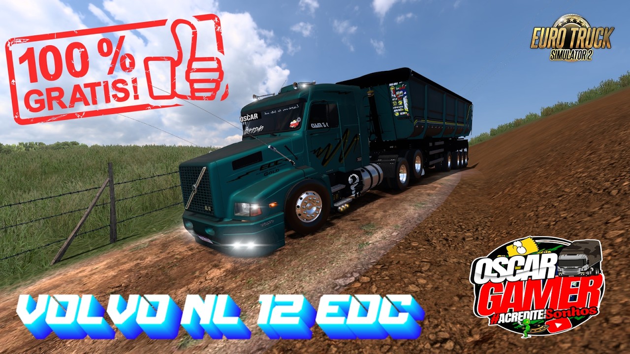 DOWNLOAD MOD FREE - ETS 2 1.58 - VOLVO NL 12 EDC -  MAPA ELDORADO - LINCK NA DESCRIÇÃO