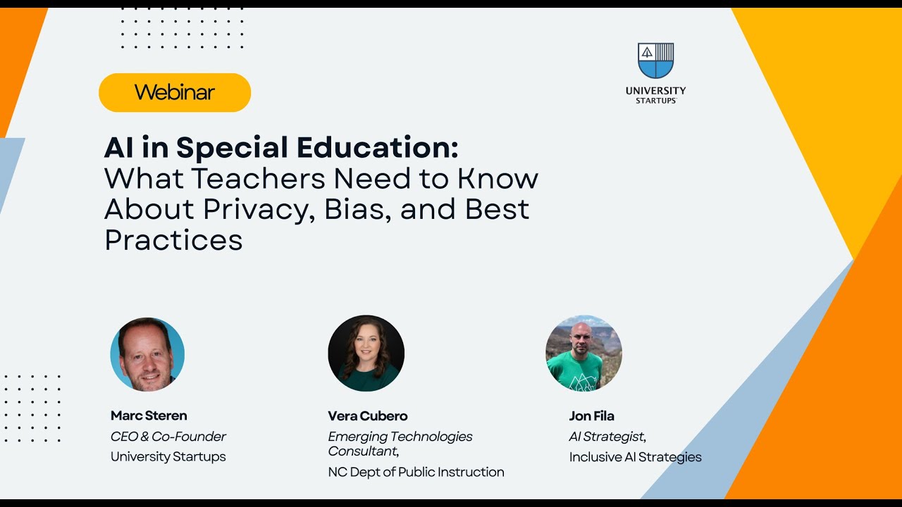 AI in Special Education Webinar