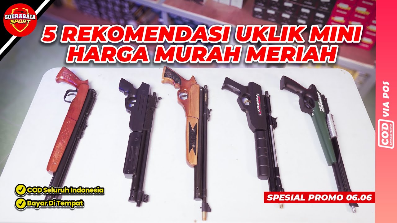 REKOMENDASI SENAPAN UKLIK MINI UNTUK PEMULA || HARGA MURAH MERIAH || UNTUK HAMA TIKUS, TUPAI, DLL