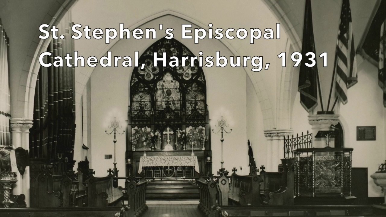 Vintage photos of churches in central Pa.