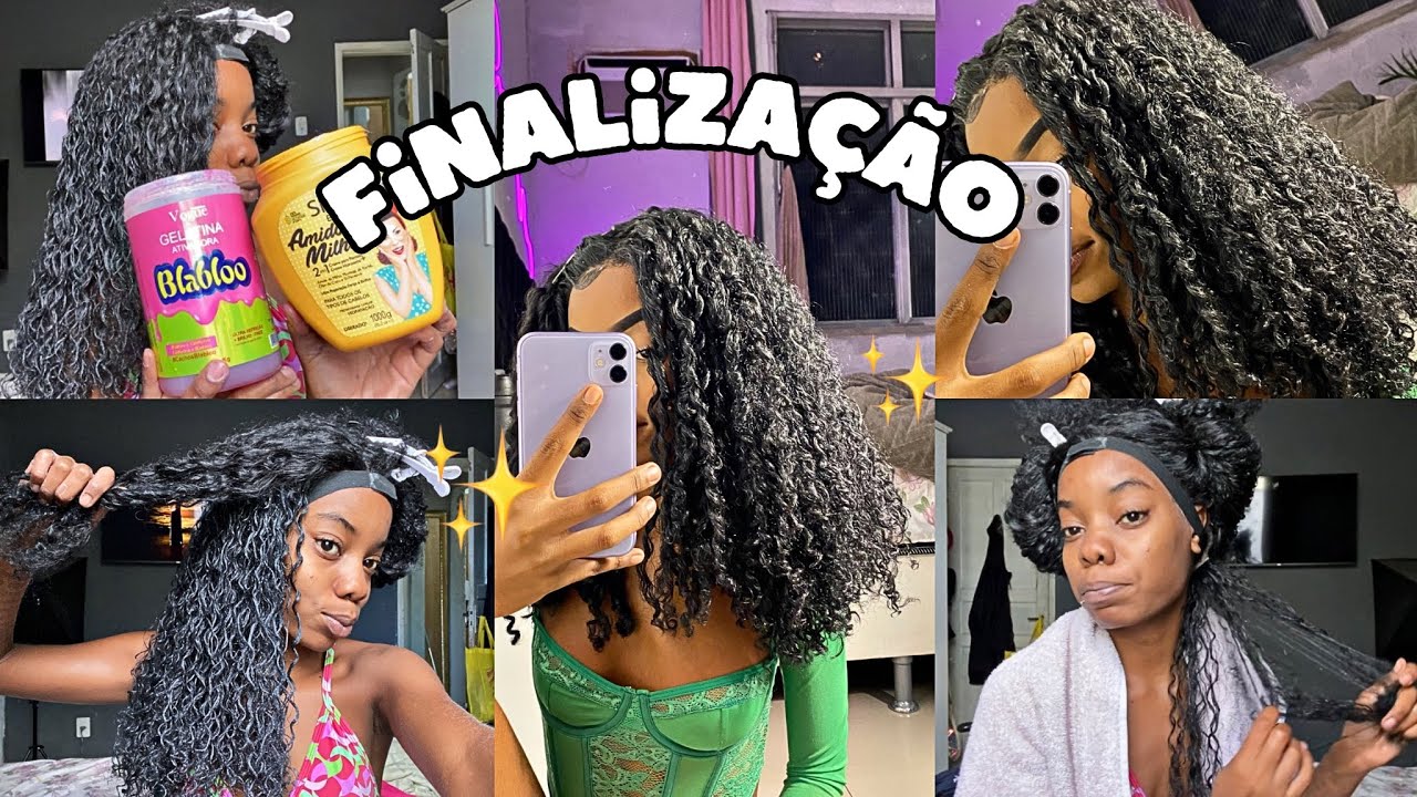 finalizei minha lace cacheada e me surpreendi 😳😨 #finalização #cabelo