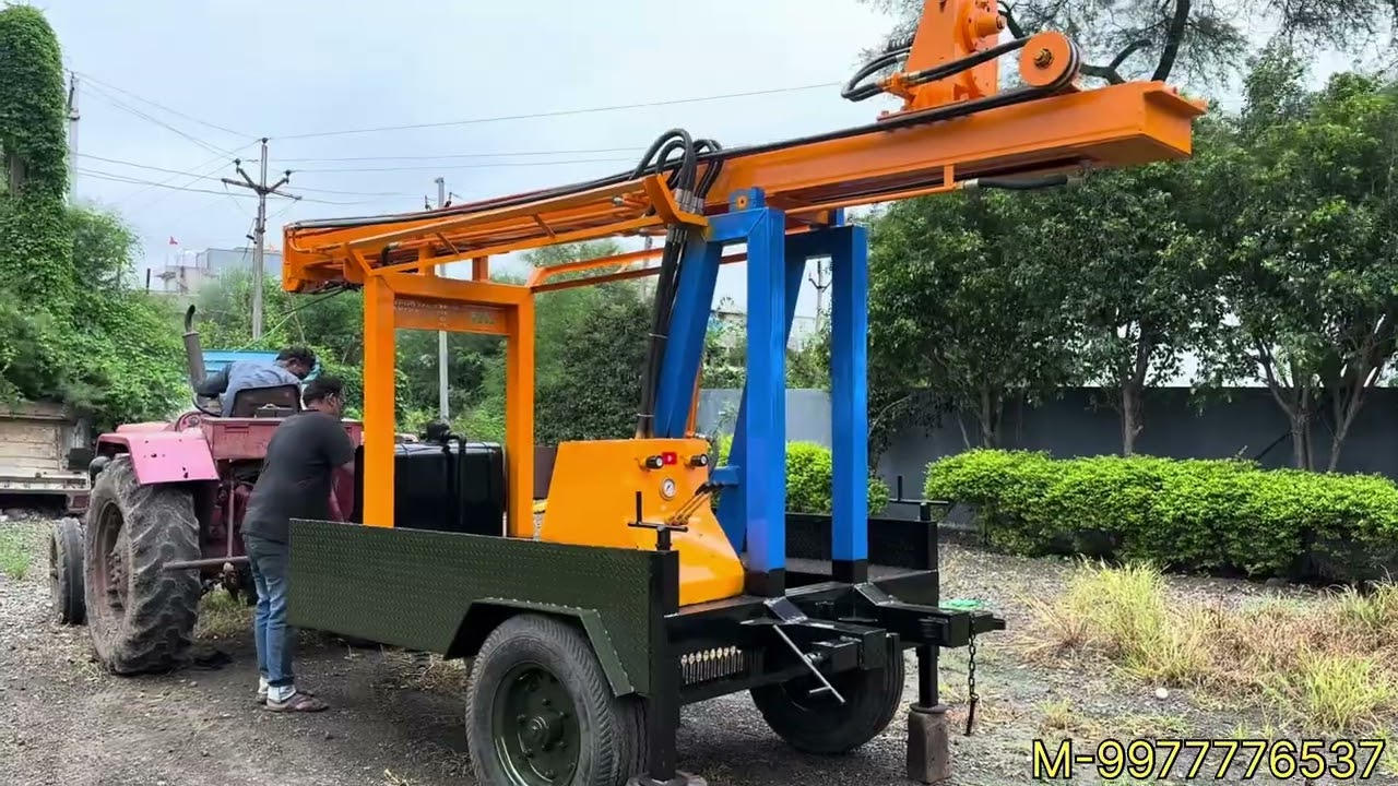 Loring machine, fully hyrdolic borewell motor lifting machine| 9977776537