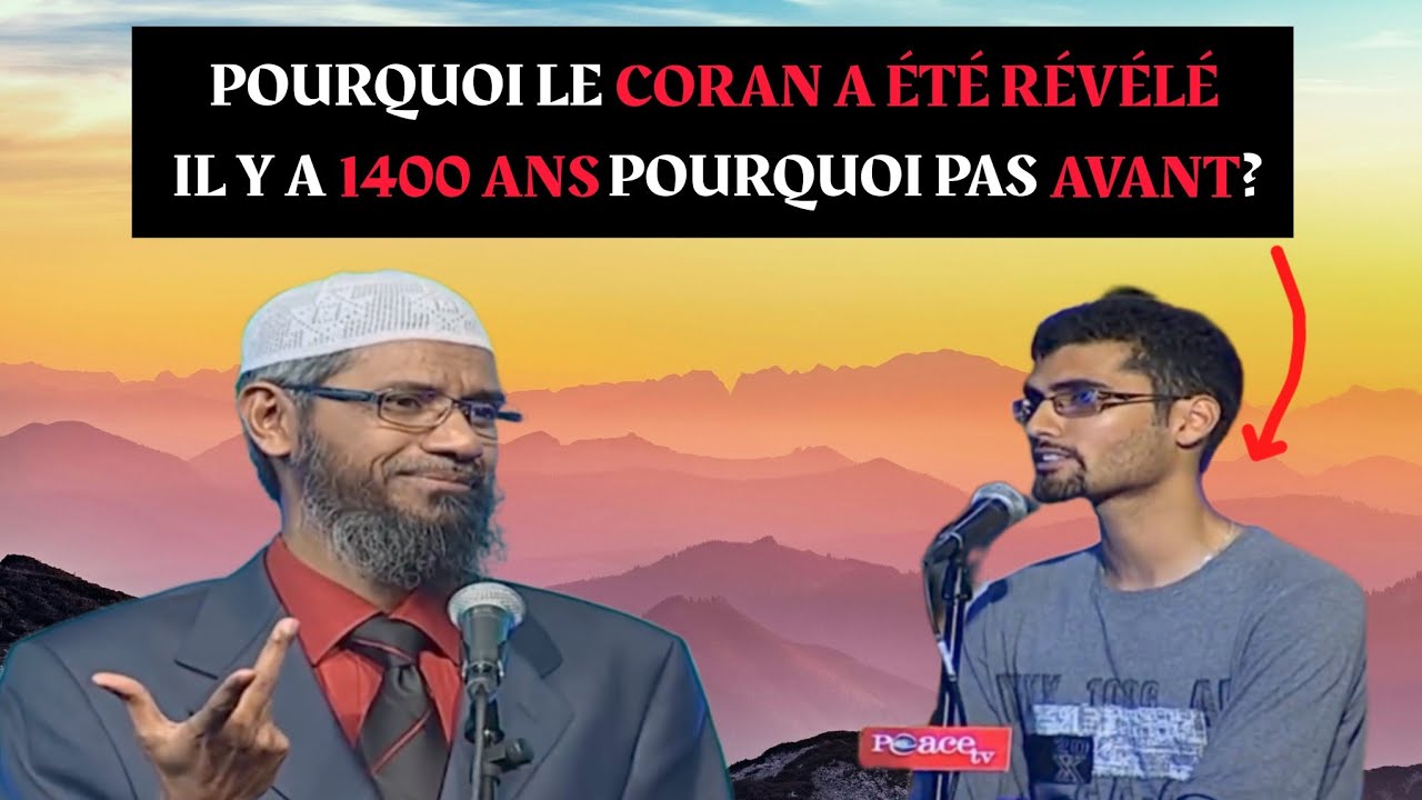 Débat d'un Athée avec Zakir Naik sur divers Sujets (PART 2/2)- Zakir Naik voix française