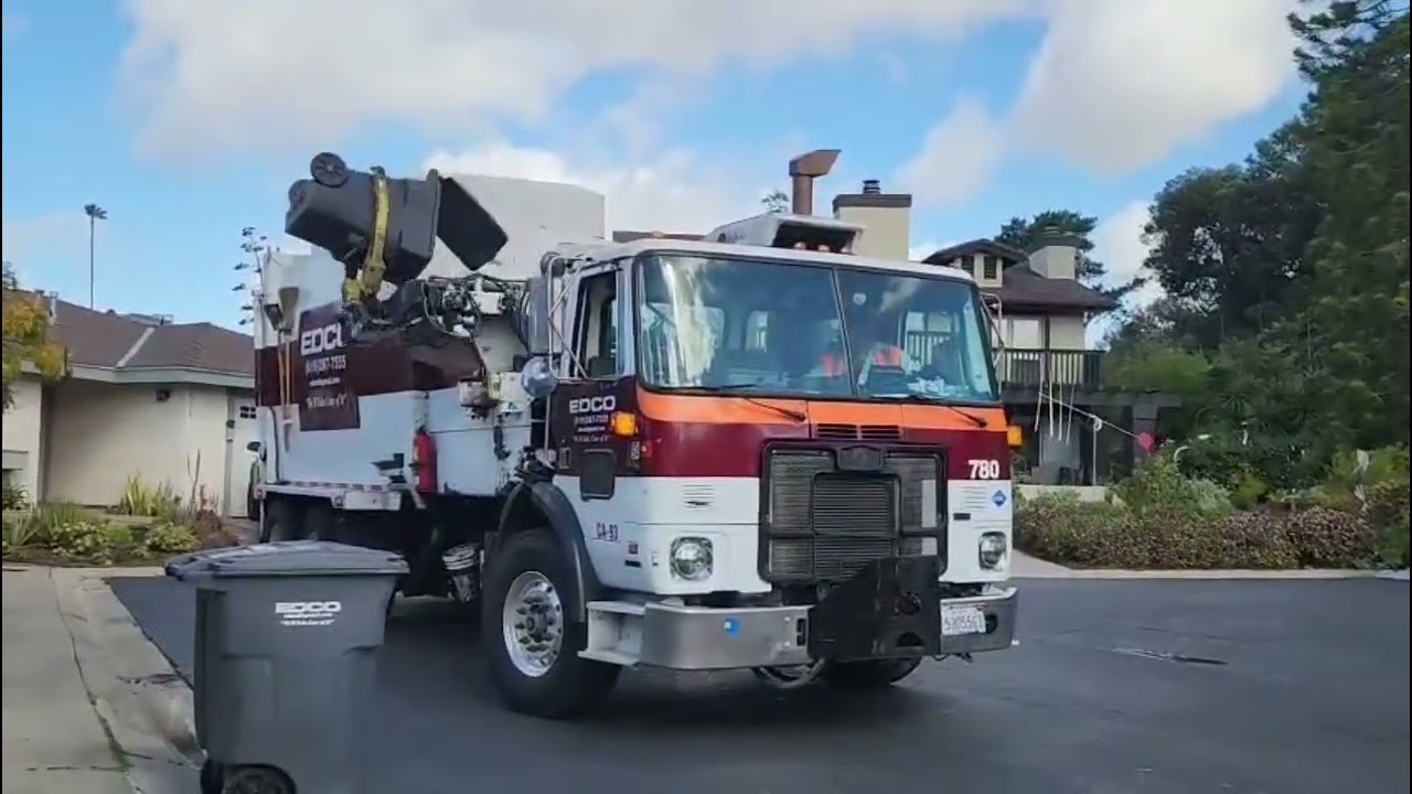 Edco garbage trucks!