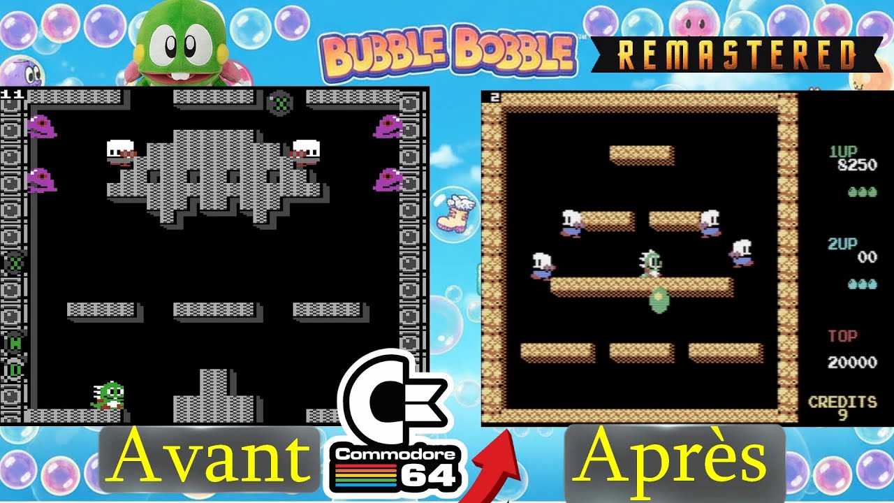 INCROYABLE : Bubble Bobble C64 devient ARCADE PERFECT ! (Remastered 2025)