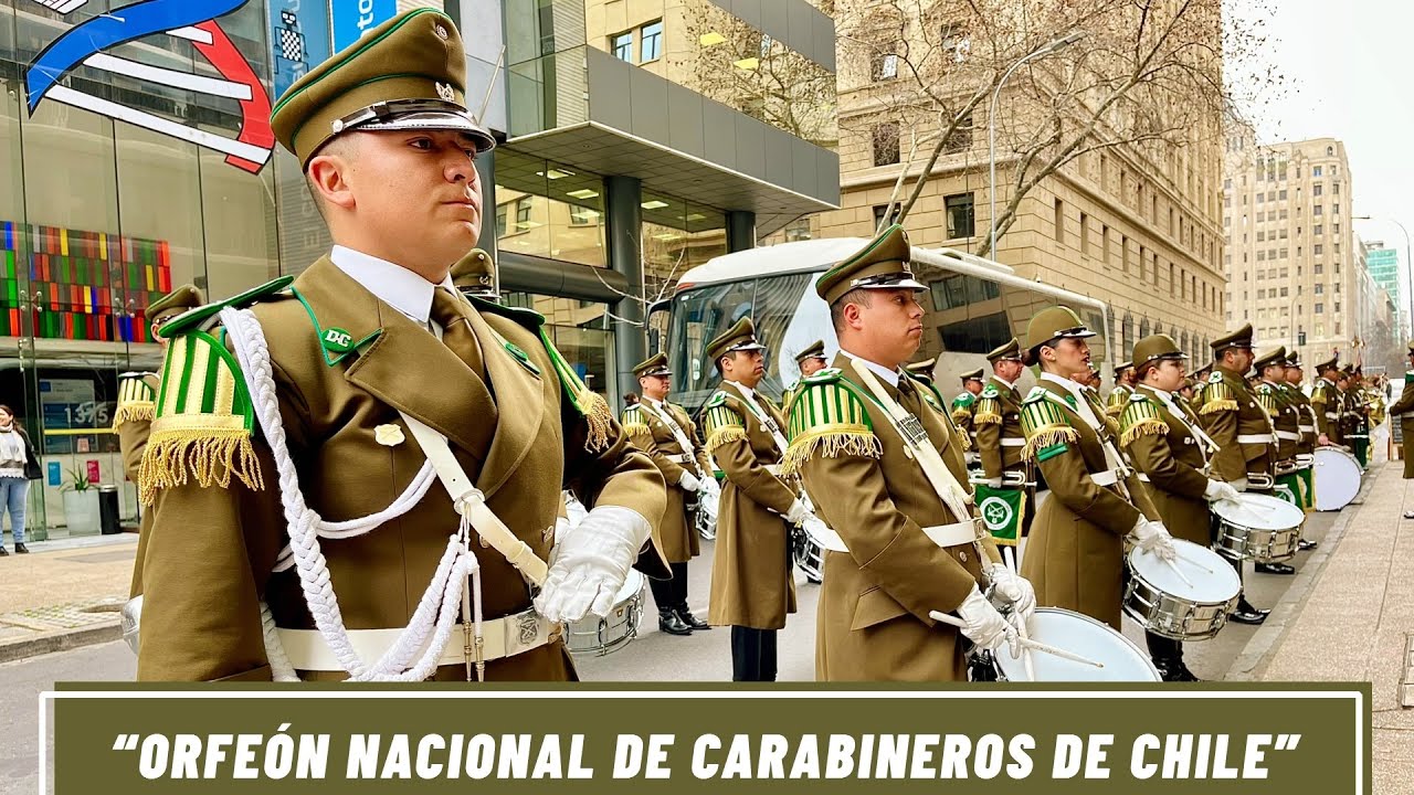 Orfeón Nacional de Carabineros de Chile - DESPLAZAMIENTO Agosto 2025 (4K)