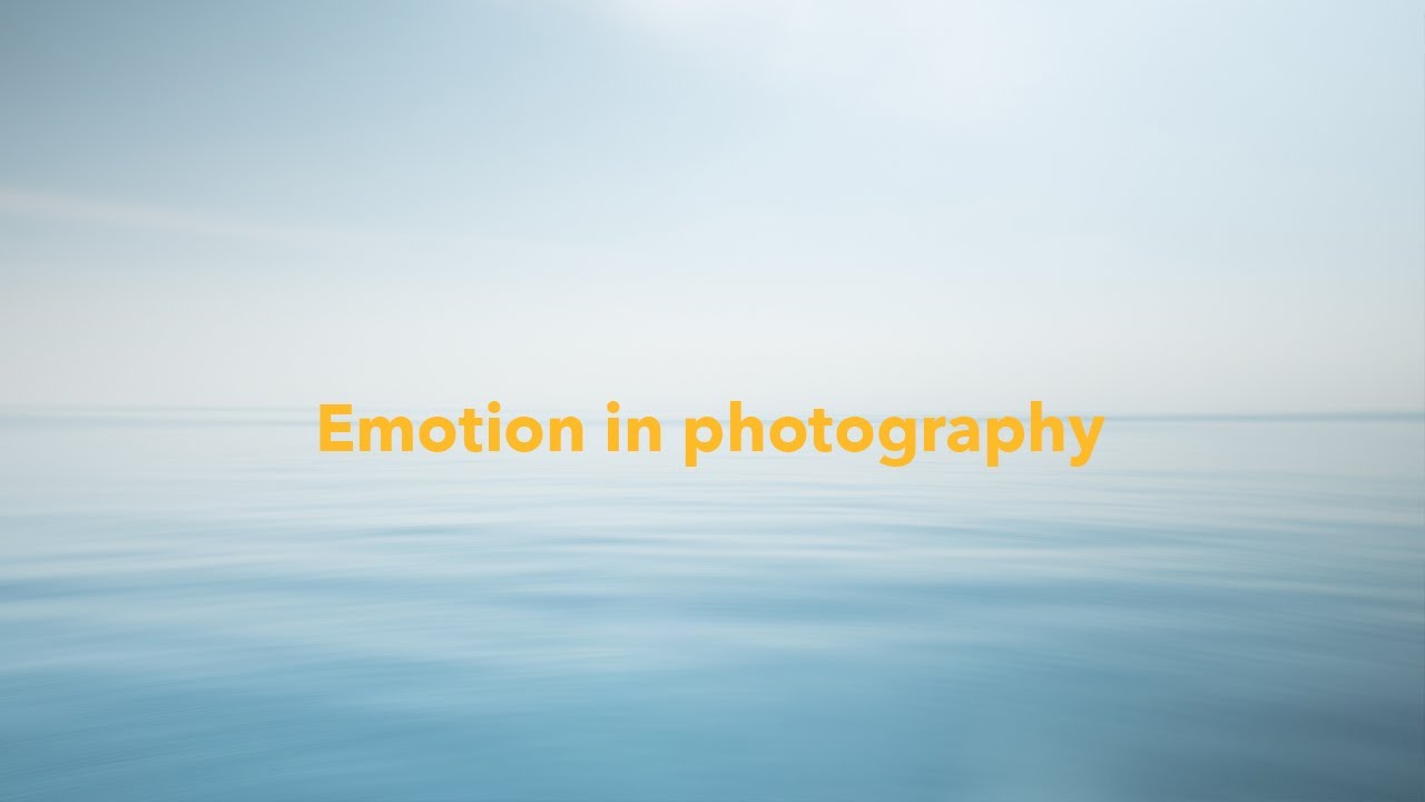 Strive for emotion and not perfection in photography