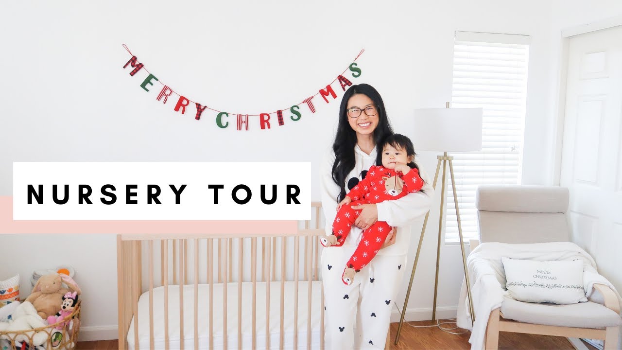 Gender Neutral & Natural Baby Girl Nursery Tour 2020  | Target & IKEA