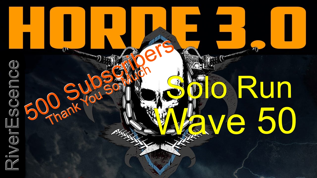 Gears of War 4 - Horde on Fallout - Solo Run Wave 50