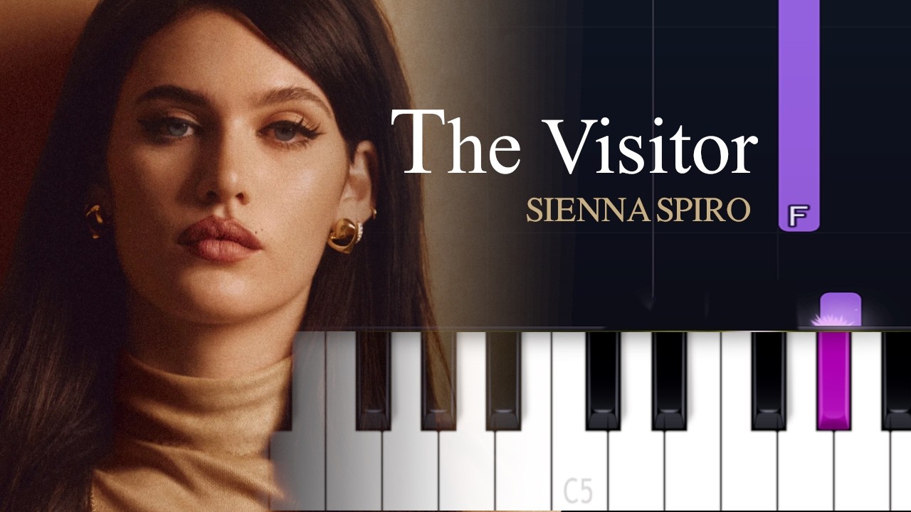 SIENNA SPIRO - The Visitor (Piano tutorial)