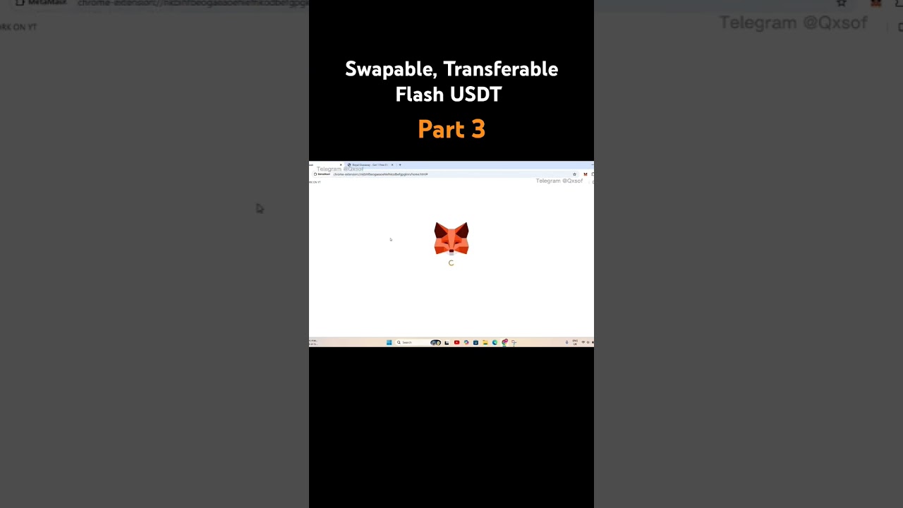 Flash USDT Swappable and transferable #flashusdt  #latestflashusdt #shorts