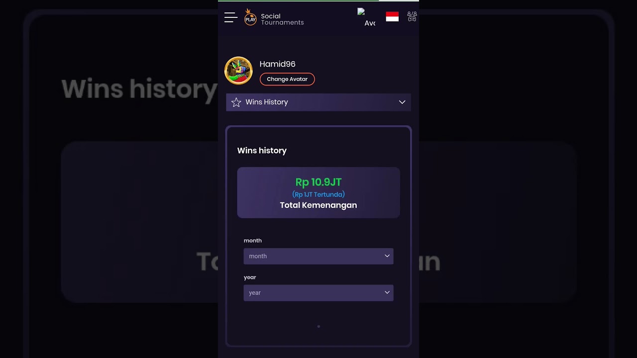 11 juta pertama dari social tournament 