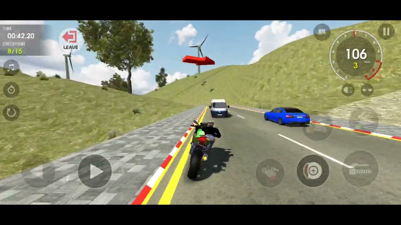 XTREME MOTER BIKE RIDER VS POLICE 🚨