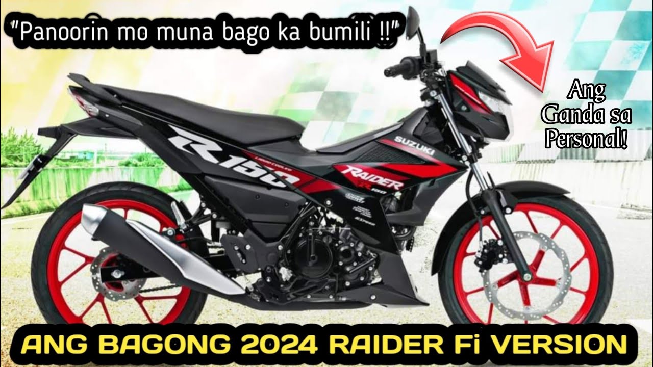 Ganito pala ka ganda ang bagong 2024 SUZUKI RAIDER 150 Fi - Ano kaya ang bago sa motor na ito