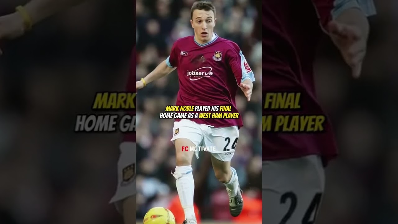 Mark Noble has retired after 18 years 💔⚽️ 