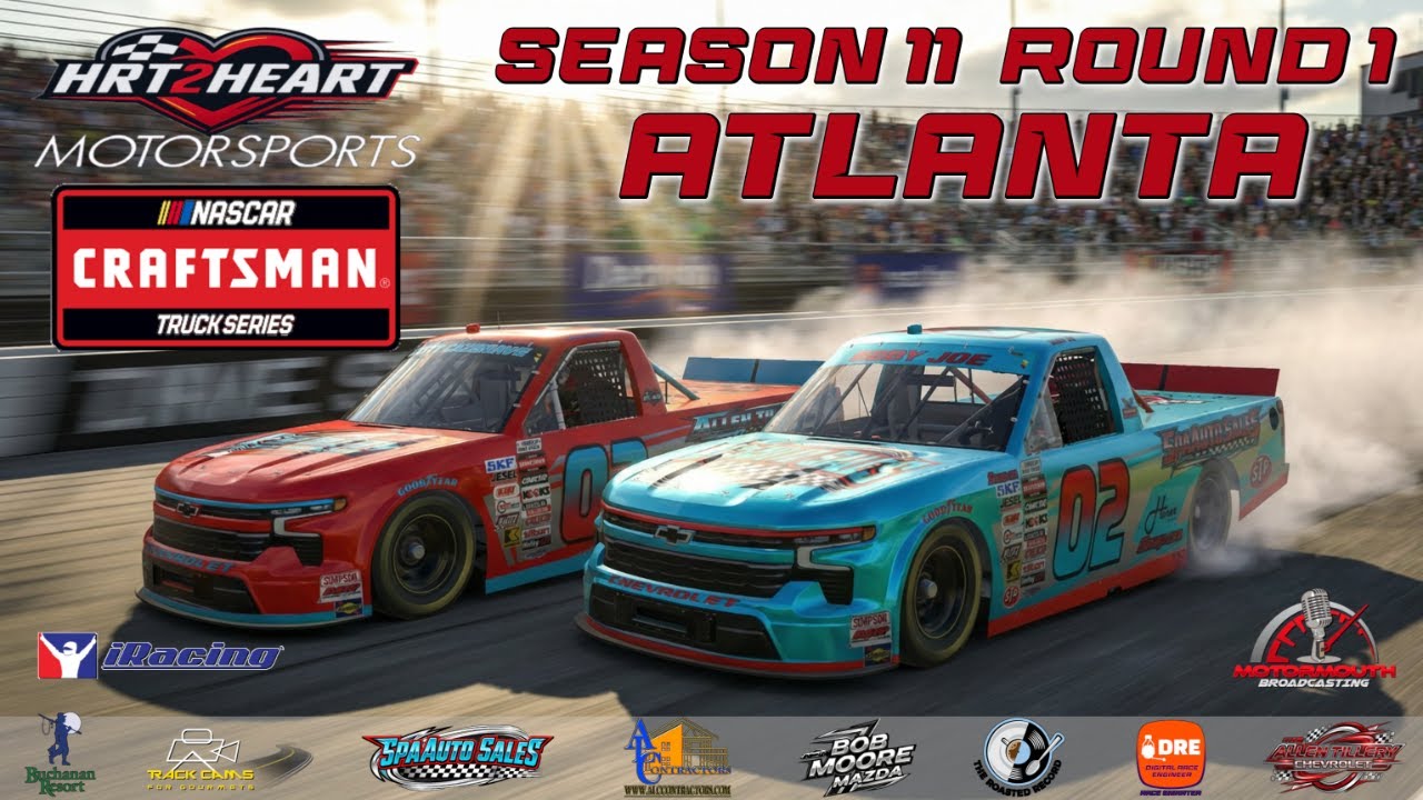 HRT2Heart Motorsports Truck Series Championship Season 11 Rd 1 Live from Classic Atlanta