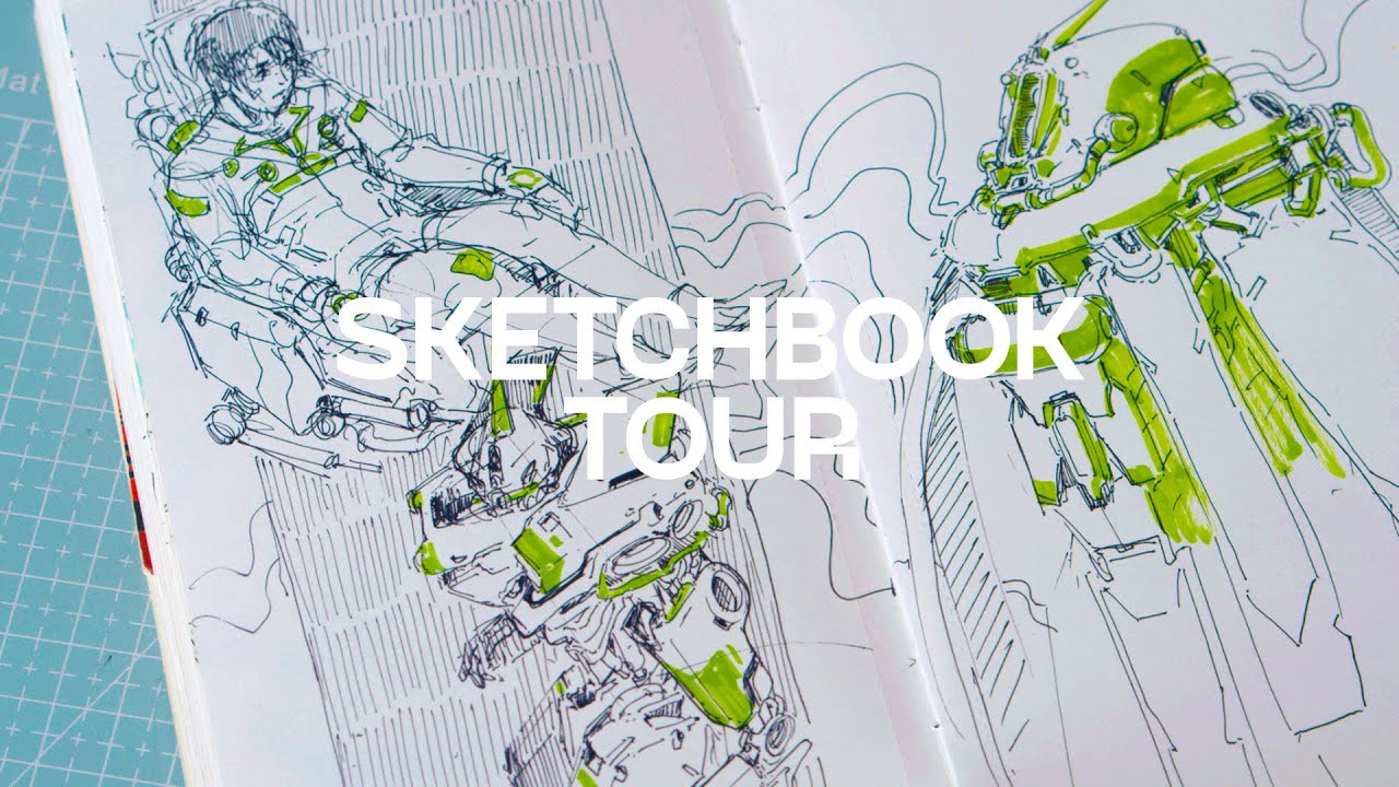 Sketchbook Tour — настоящий дорожный скетчбук