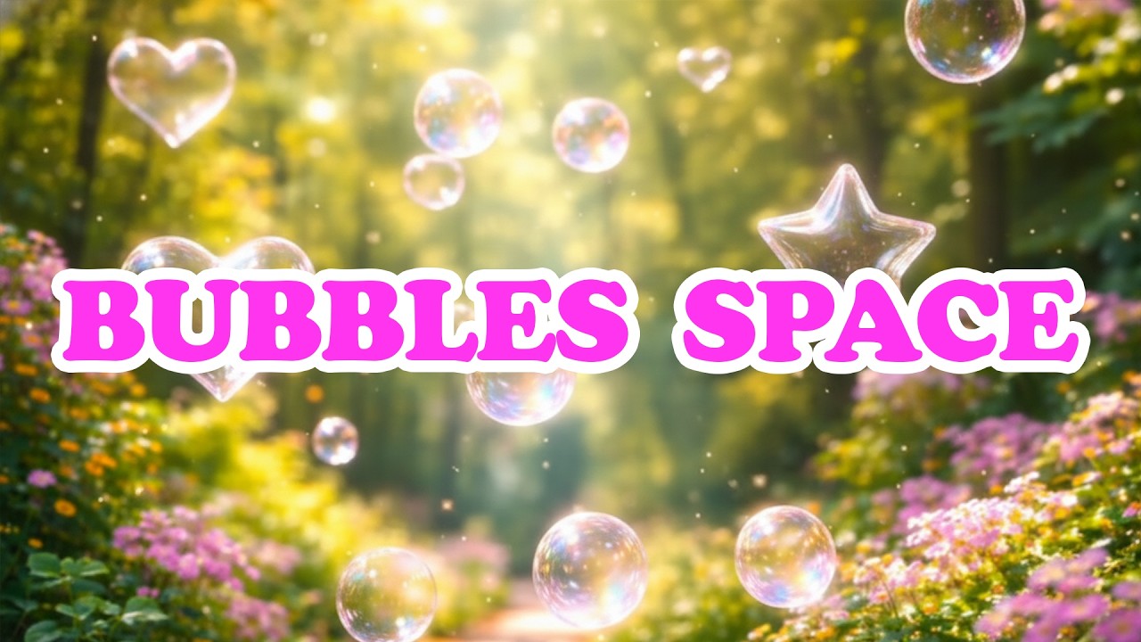 Magical Floating Bubbles & Calm Music for Focus | Soothing Lights for Sleep