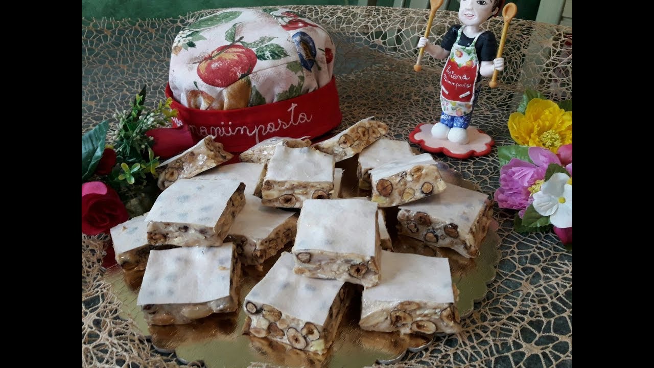 TORRONE MORBIDO ... Con mandorle e nocciole!