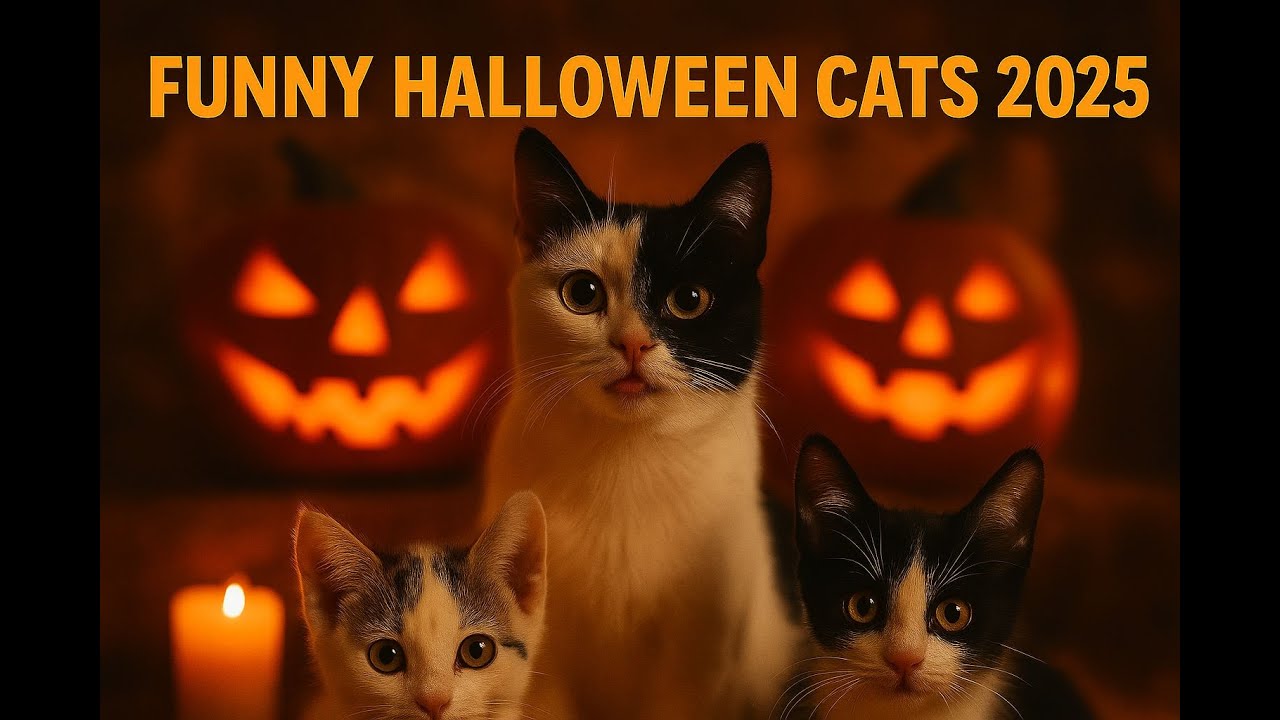 Funny Halloween Cats 2025 – Cute & Spooky Moments