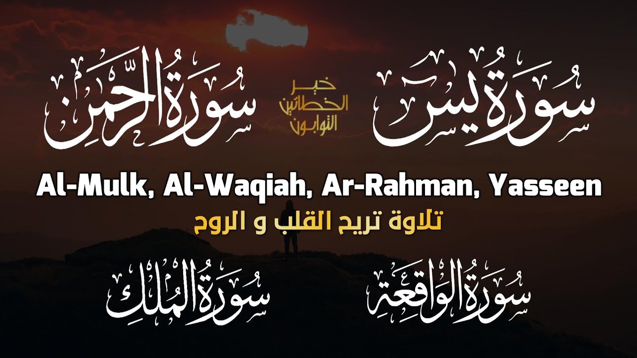 سورة يس، الرحمن، الواقعة، الملك - من أجمل التلاوات - علاء ياسر - Alaa Yasser