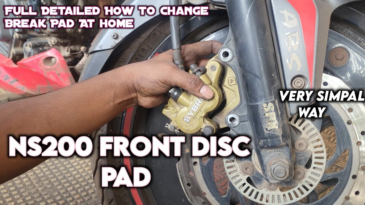 NS200  Front disc pad change || Ns200 Front Break Repair || At Home Repair || NS200 #ns200