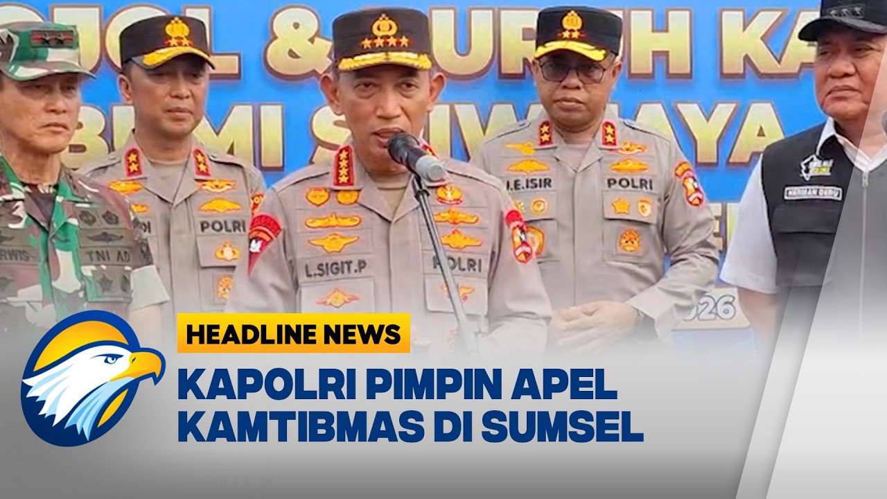 [HEADLINE NEWS 08/03] Apel Siaga Kamtibmas Bersama Ojol dan Buruh