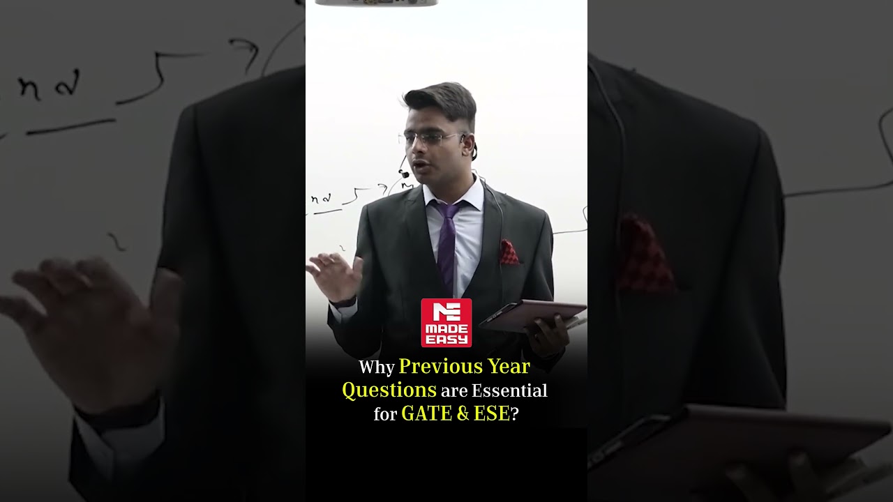 Why Previous Year Questions are Essential for GATE & ESE | Toppers Strategy | Must Watch | MADE EASY
