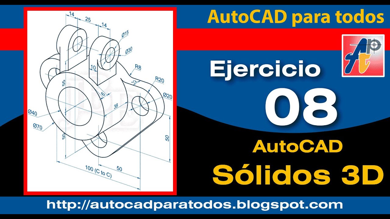 AutoCAD 3D - Ejercicio 08