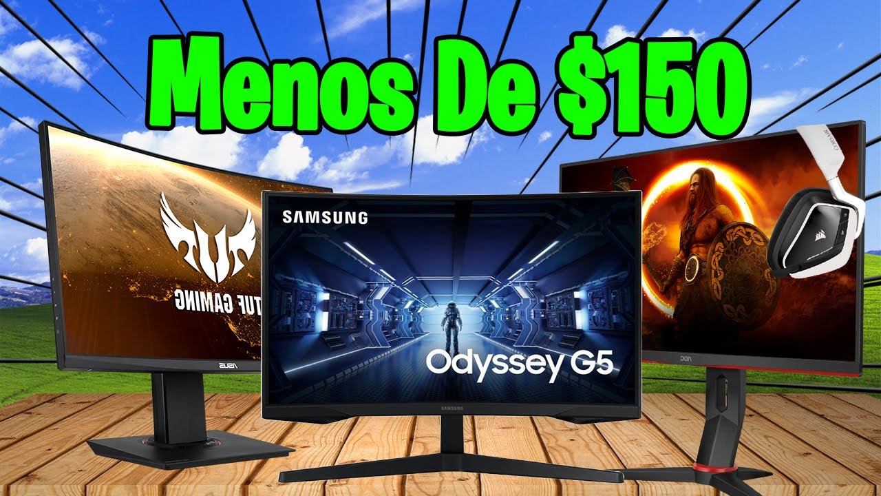 👉TOP 5 MONITORES GAMERS A Menos De 150 DOLARES | MEJORES MONITORES GAMING 2024 CALIDAD PRECIO