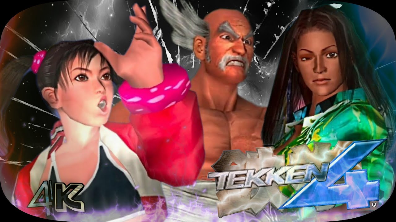 Christie, Heihachi, Xiaoyu Team Tekken 4 Remastered UHD 4K 60 FPS