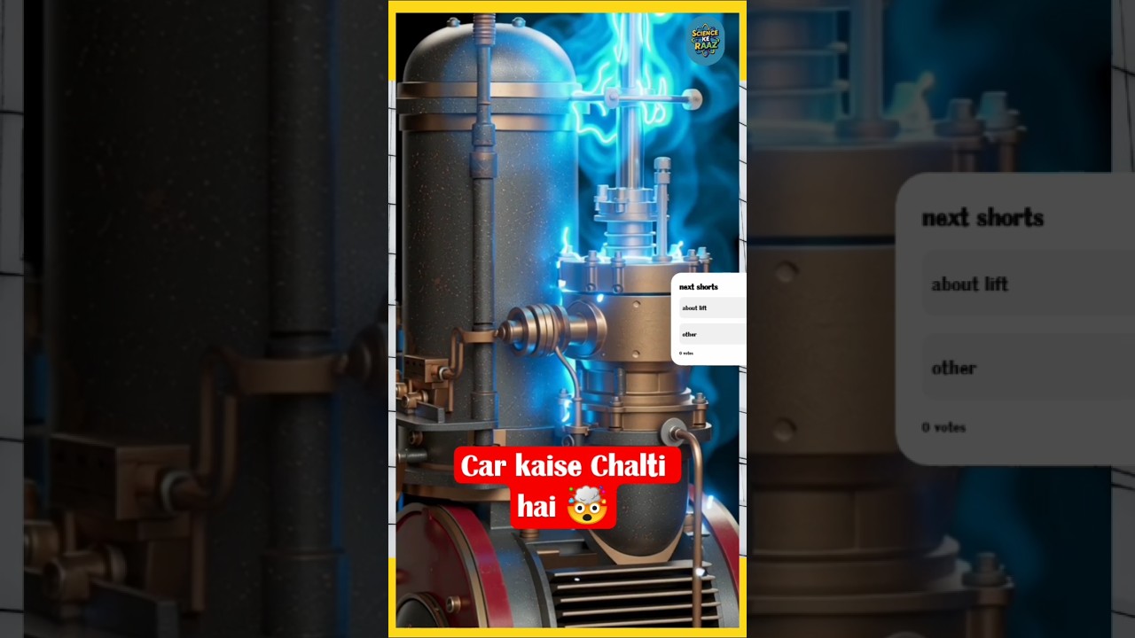 Car kaise Chalti hai? 🤯 Heat mass engine 
