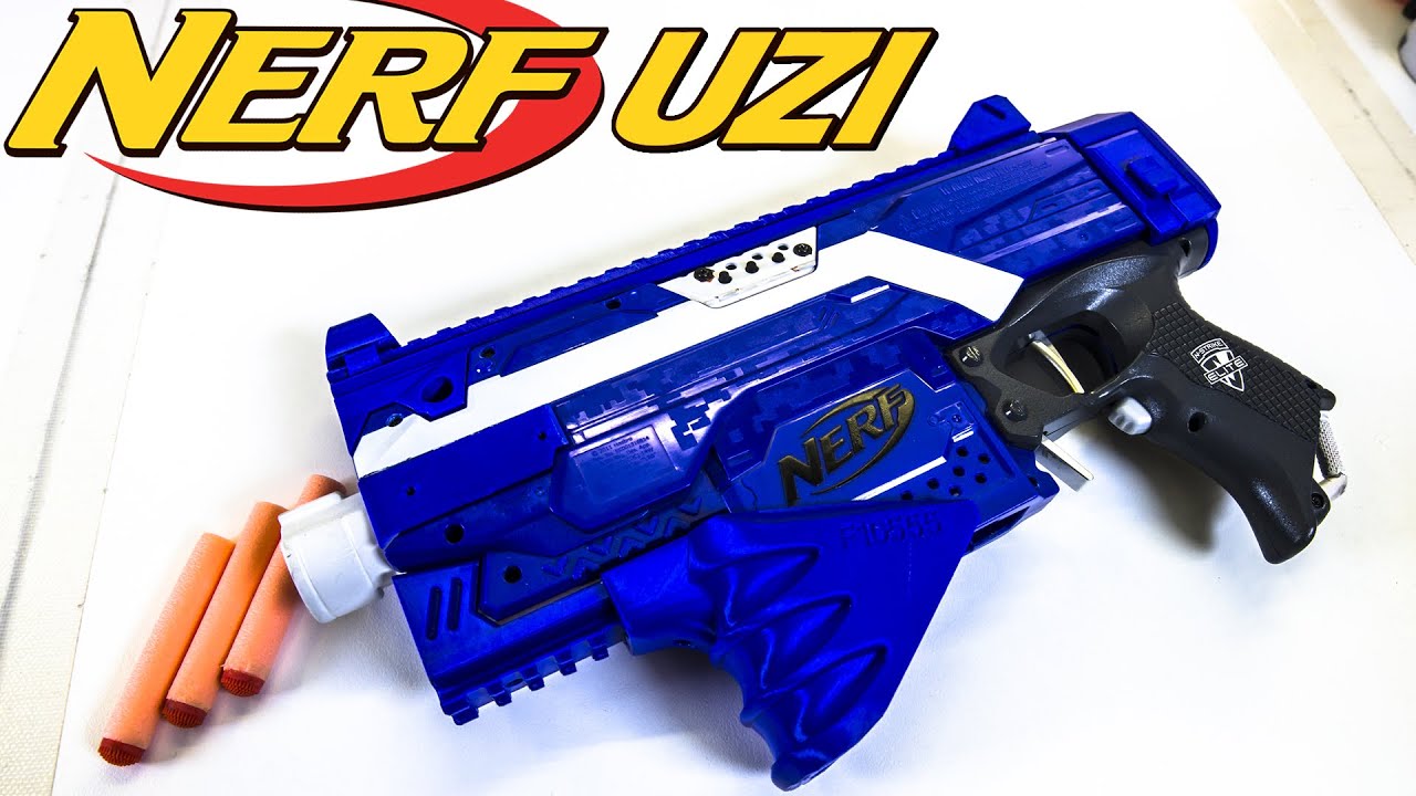 FULL AUTO NERF UZI - Stryfe Select Fire Kit Review