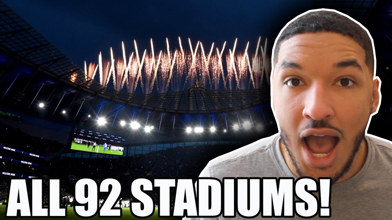 American Reacts to ALL 92 ENGLISH FOOTBALL LEAGUE STADIUMS (By Capacity)