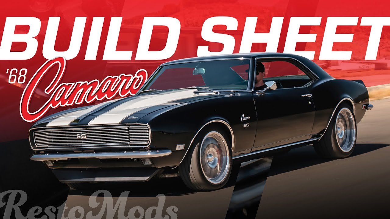650HP SUPERCHARGED 1968 Camaro - RM27 Buildsheet