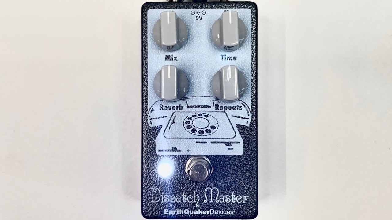 Dispatch Master by EarthQuaker! All the Reverb and Delay you need, in one Box!