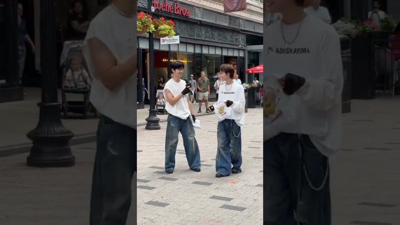 NEWBEAT busking in Boston Day 2 | IG live 3