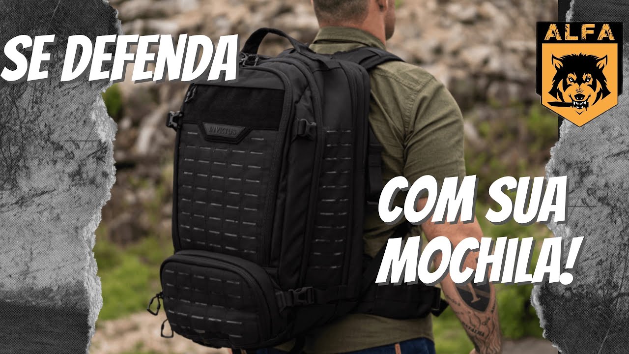 Sobreviva a um ataque com faca usando sua MOCHILA!