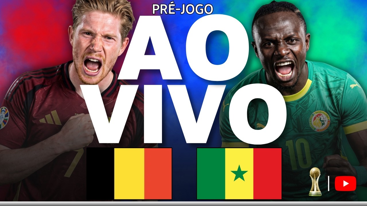 ⚽ B&Eacute;LGICA X SENEGAL | COPA DO MUNDO 2026 | FUTEBOL (PR&Eacute; JOGO)