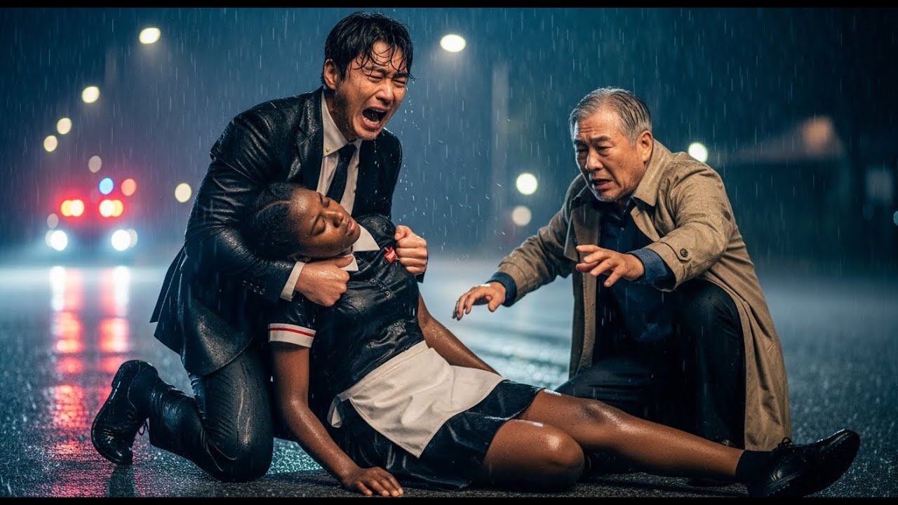 Black Waitress Blocked A Bullet For An Old Man… Korean Mafia Boss Arrived Before The Ambulance