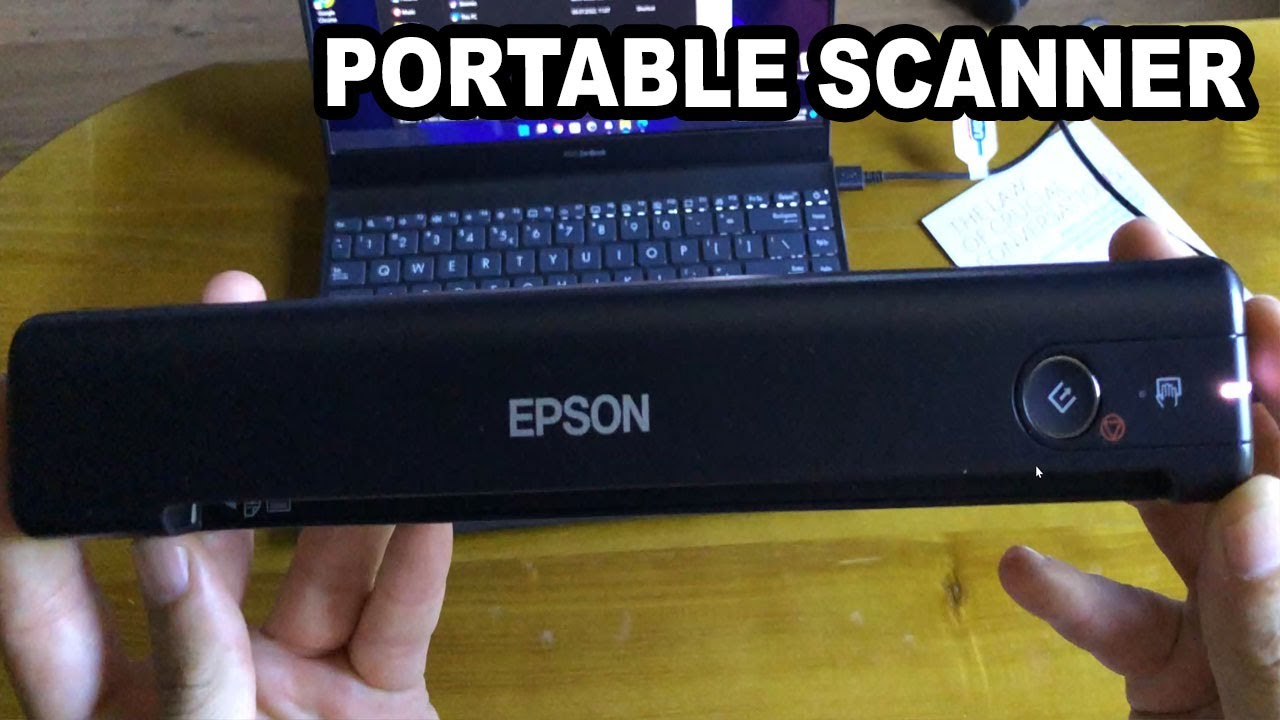 Epson WorkForce ES-50 portable scanner - unboxing and testing