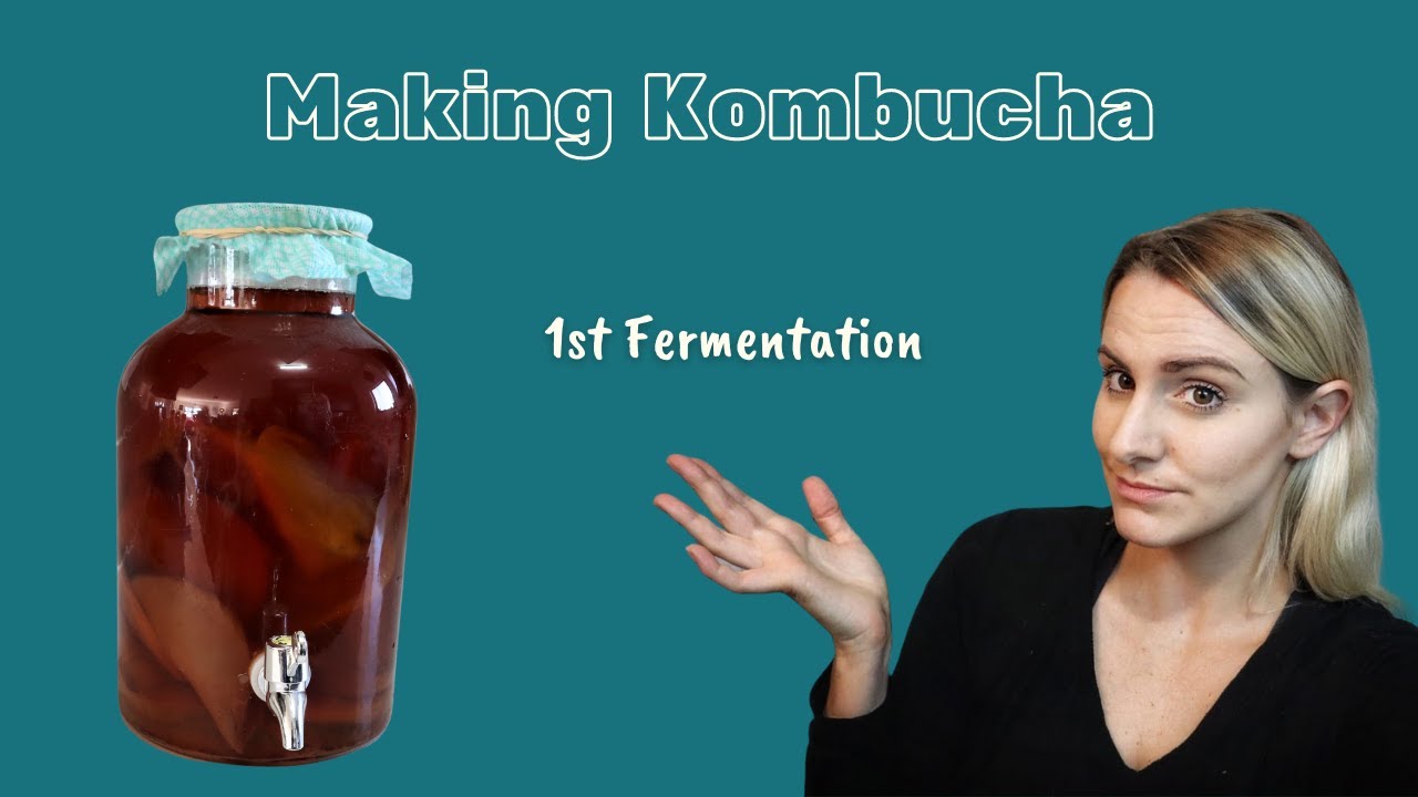 KOMBUCHA | First Fermentation using South African Organic Rooibos Tea