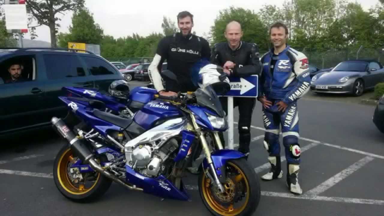 Race fun at Nurburgring with Andy Carlile + old 1925 Sud-schleife + wheelies