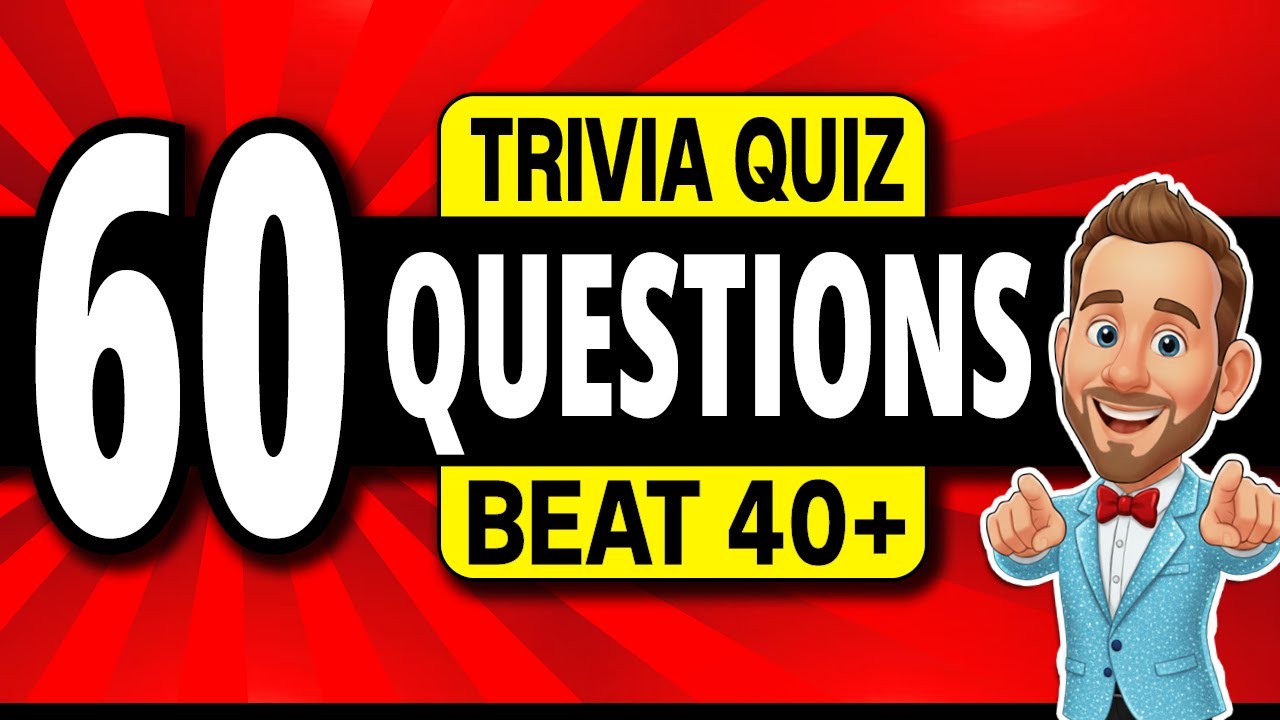 60 FUN Trivia Quiz Questions EVERYONE Should Get! 🏆 General Knowledge Pub Quiz
