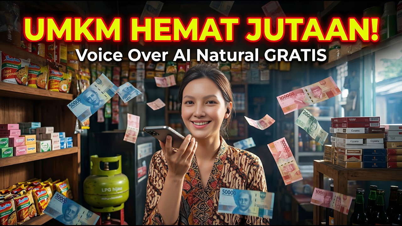 Modal Nol Rupiah! Voice Over AI Jualan yang Enak Didengar & Natural 100% (Hemat Jutaan)