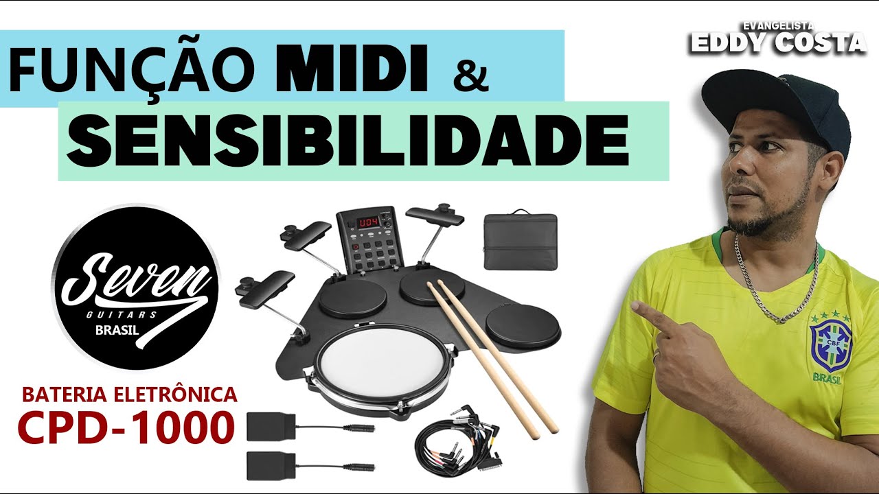 CPD-1000 - Midi e Sensibilidade - Bateria Eletrônica
