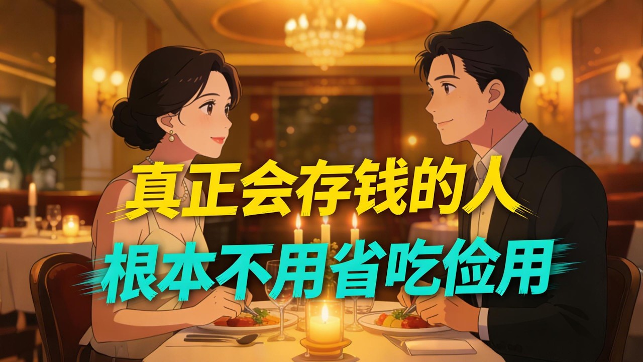 真正会存钱的人，根本不用省吃俭用